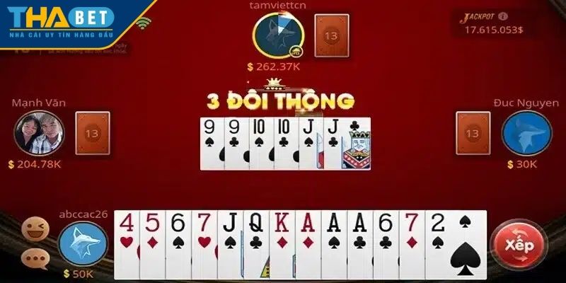 Ba đôi thông chặt heo trong Tiến lên Miền Nam
